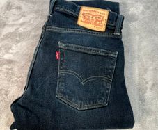 Levis 511 Mens Jeans W31 L32 Dark Blue Indigo - Denim Classic Zip Fly