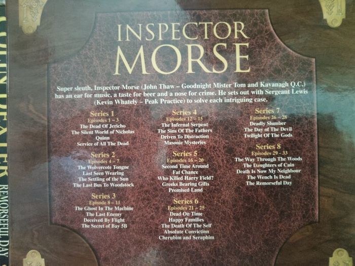 Inspector Morse DVD, book, magazine bundle