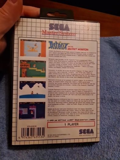 Asterix and the Secret Mission Sega Master System Arcade Retro Games Original