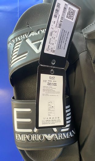 Armani EA7 Slides Size 44 Uk 10
