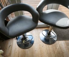 High stools Light Grey