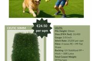 50mm New Artificial Grass - 24.50 per sqm