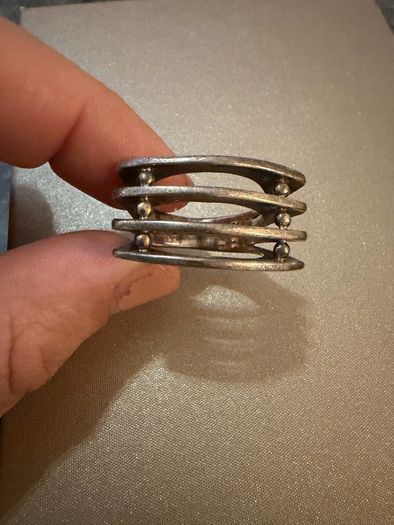 925 Sterling Silver Modern Multi-Band Statement Ring