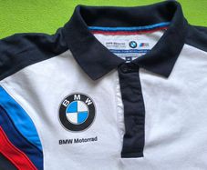 Official BMW Motorrad WSBK Team Polo Shirt Size M Adults
