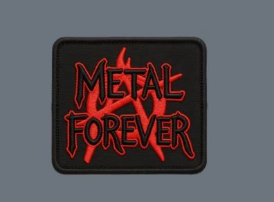 Metal Forever Iron / Heat transfer Patch