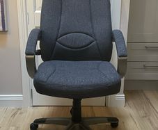 Lucca High Back Executive Office Chair Charcoal Fabric