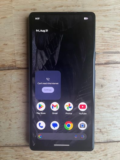 Google Pixel 7a Dual Sim 128GB Mobile Phone Black Very Good Condition