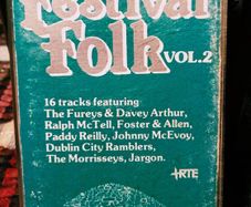 1983. RTE's  Festival Folk.Vol 2.  Cassette Tape.