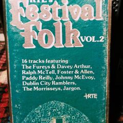 1983. RTE's  Festival Folk.Vol 2.  Cassette Tape.