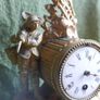 Antique Metal Figural Mantle Clock , French Rococo (It doesn't work for repair) Image 5