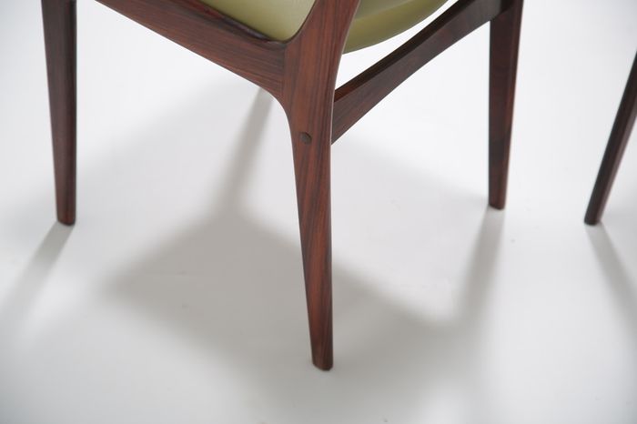 Set of 8 Vintage Danish Rosewood Dining Chairs by Johannes Andersen for Uldum Mobelfabrik, 1960s