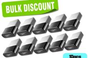 10pcs USB 3.0 Type A Male to USB C Female Adapters