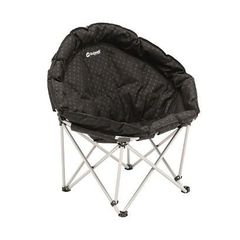 Outwell Casilda Half Moon Folding Chair/ Black