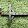 Vintage Rosary with Black Beads and Cross Image 4