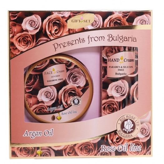 Argan Oil Face Cream  and Hand Cream Gift Set