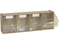 main image for ad Madia 4 4-Box Tilt Bins Storage Container (600X178X206Mm)
