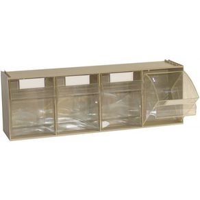 Madia 4 4-Box Tilt Bins Storage Container (600X178X206Mm)