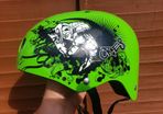 Cre8 Green Freestyle Helmet 54-58cm Skate Cycle Bike Scooter