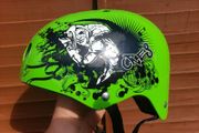 Cre8 Green Freestyle Helmet 54-58cm Skate Cycle Bike Scooter