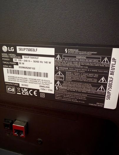 smart tv LG 50"
