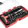 27-Piece Ratchet Screwdriver and Socket Set Image 6