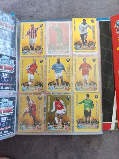 Match attax 2011 2012 cards