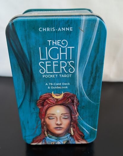 The Light Seers Pocket Tarot Chris-Anne 78 Card Deck + Guidebook Tin