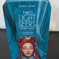 The Light Seers Pocket Tarot Chris-Anne 78 Card Deck + Guidebook Tin