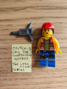 lego coltlm-9 gail the construction worker, the lego movie series