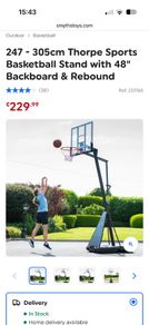 Basketball hoop only 6 months old