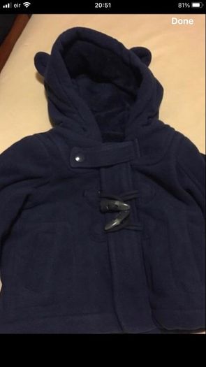 Boys coat 0/3 mths never worn new