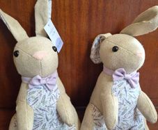 Cute Easter Decor Bunny Doorstops