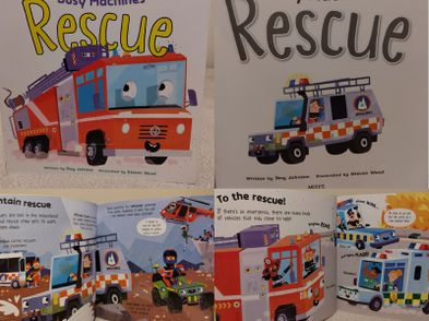 Busy Machines Rescue Vehicles Story Book For Sale in Mayo, Mayo from ...