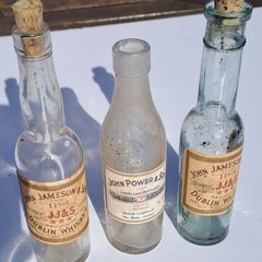 Vintage Irish Whiskey Baby Bottles