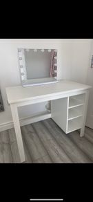 Table and mirror