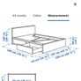 MALM Bed frame w 2 storage boxes, white, Single Image 5