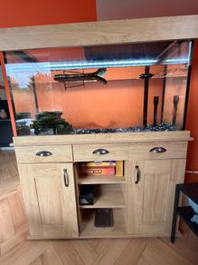 Aquarium, heater, light and filter for sale