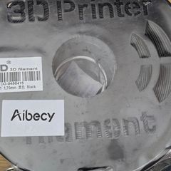 1KG 3D Printer filament Flex TPU 1.75mm Black Rubber Flexible Spool