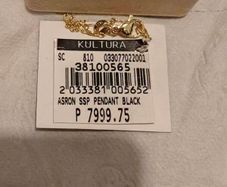 Genuine Black South Sea Pearl Pendant  Boxed with Certificate