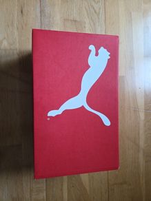Puma Club II Navy White Size UK 8