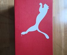 Puma Club II Navy White Size UK 8