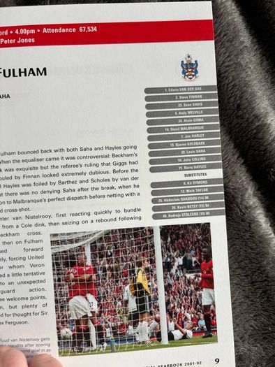 Manchester United Official Yearbook 2002