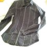 Topman Striped Black Shirt - Size S Image 2