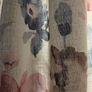 Curtains. Pink blue. Linen look Image 5