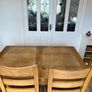 Solid Oak Extendable Dining Table, Chairs and Bench Image 2