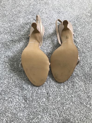 Pretty Schuh Diamonte Strappy Sandals size 39