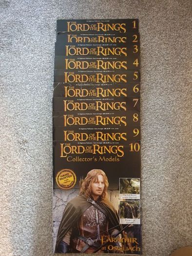 Lord of the Rings (lead) 86 models total.