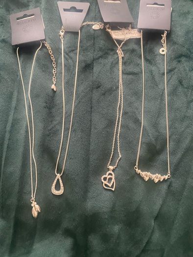 silver plate necklaces