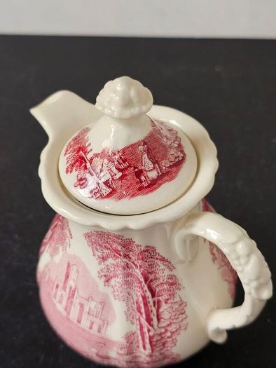 Masons VISTA Pink Coffee Pot