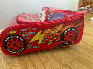 kids Lightning McQueen luggage
